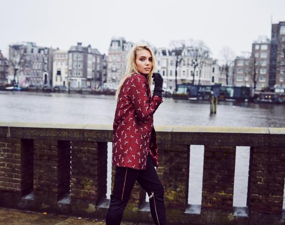 nieuwe collectie POM Amsterdam jackets jacquard sjaals prints LISMORE styling 